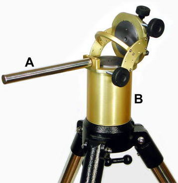 Counterweight Shaft & Joint Column for Telescope Tripod 