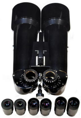SUPER-BINO 100RA w/3 pairs of 1.25" Eyepieces (included)